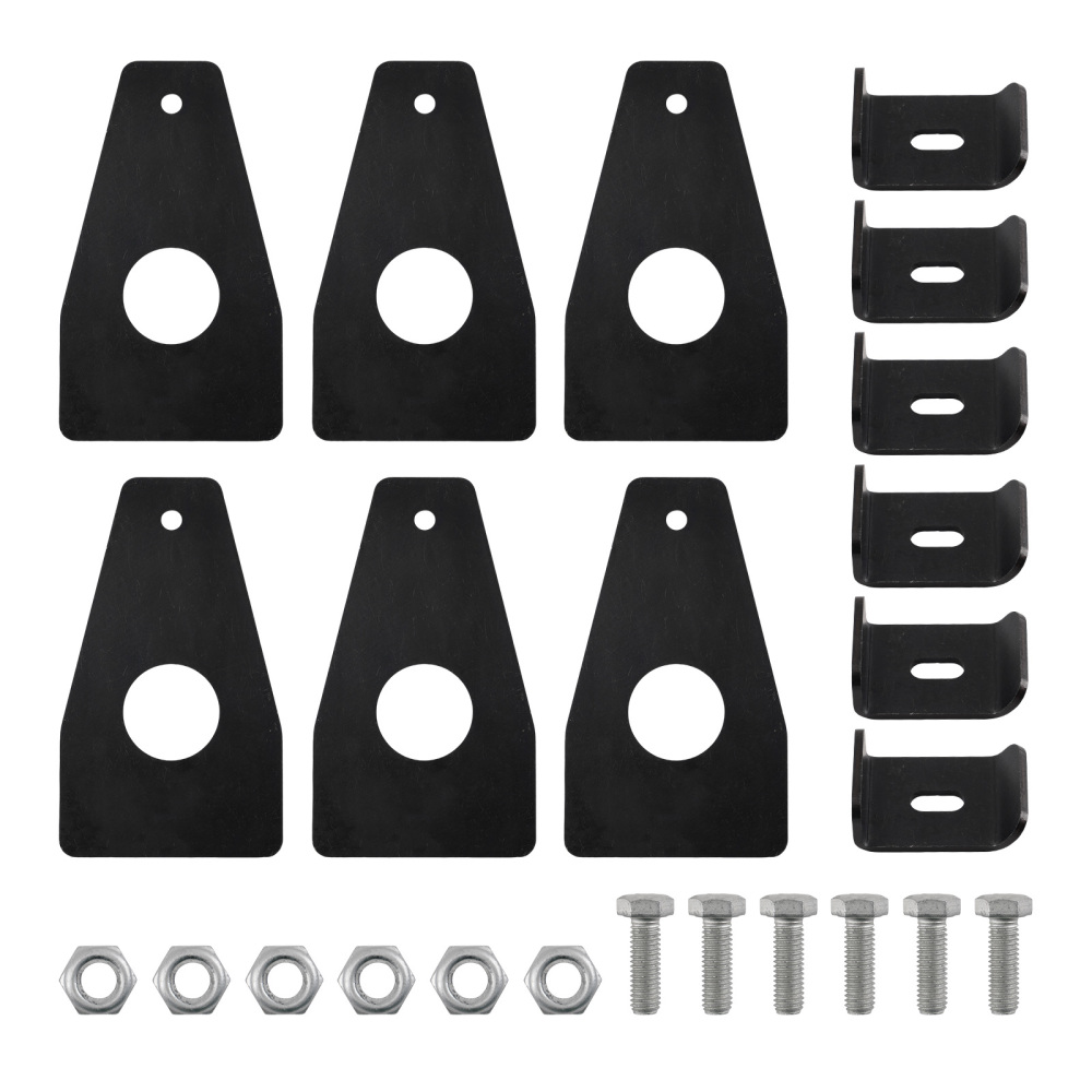 DIY Heavy Duty Roof Rack Gutter Mounts Steel Universal Clamp Full Width Kit