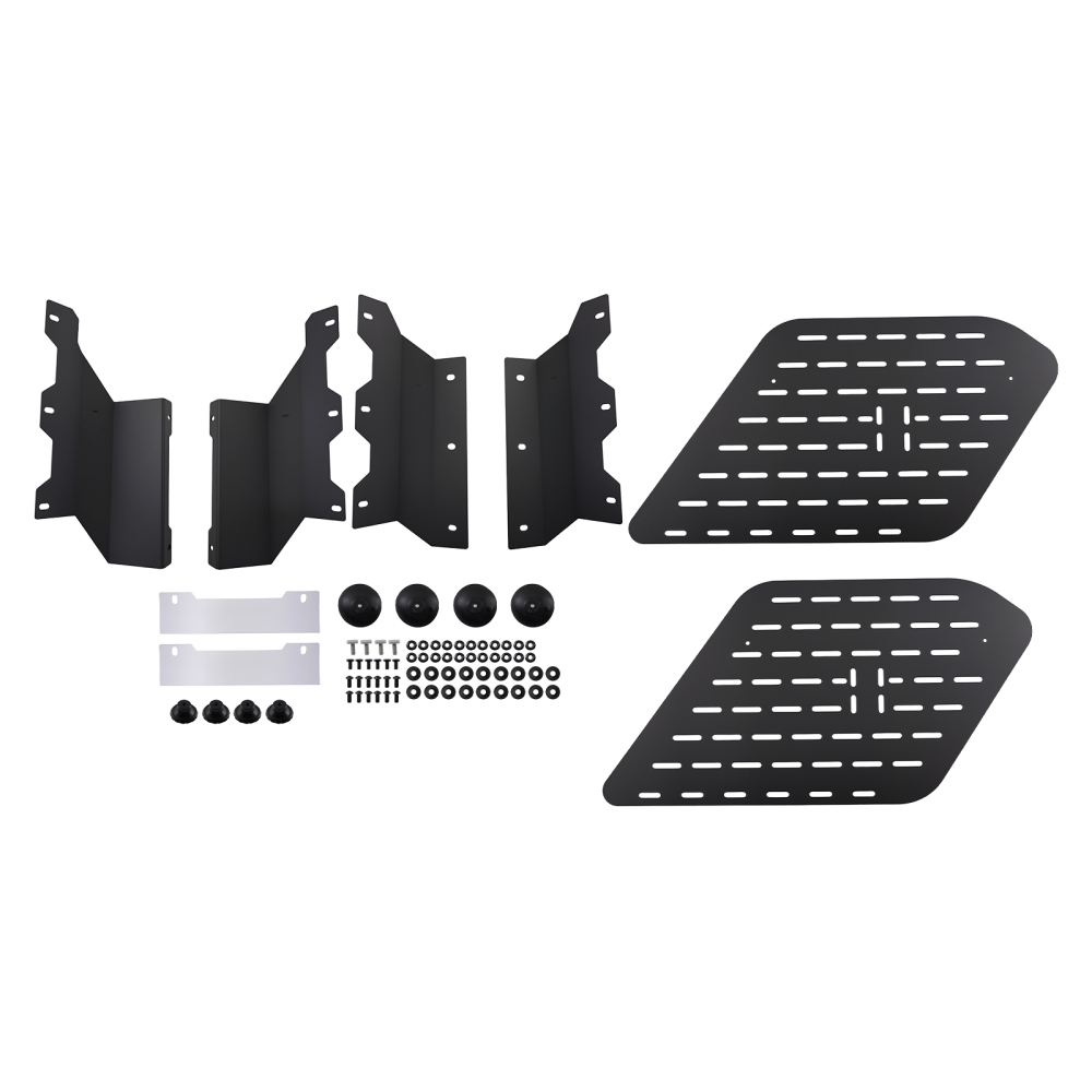 MOLLE Rack Panel Roof compatible for Toyota 4Runner 2012-2024 Steel Black Pair