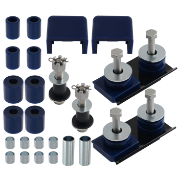 Hood Hinge Pivot Bushing Kit compatible for Peterbilt 357 375 379 13-04391 13-03593 Blue