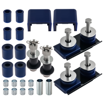 Hood Hinge Pivot Bushing Kit compatible for Peterbilt 357 375 379 13-04391 13-03593 Blue