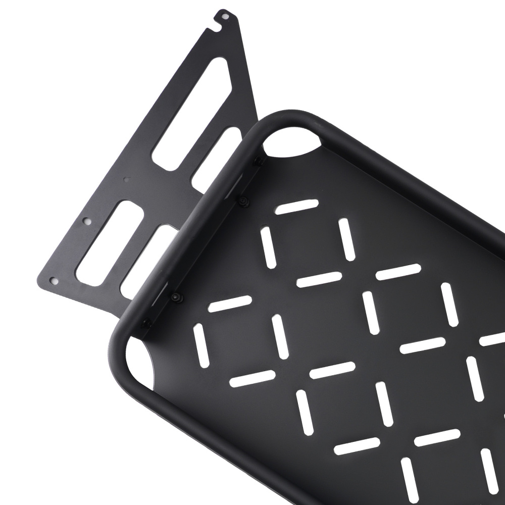 Black Cargo Basket compatible for Ford Bronco 2021-2025 350lbs Steel w/Cargo Net
