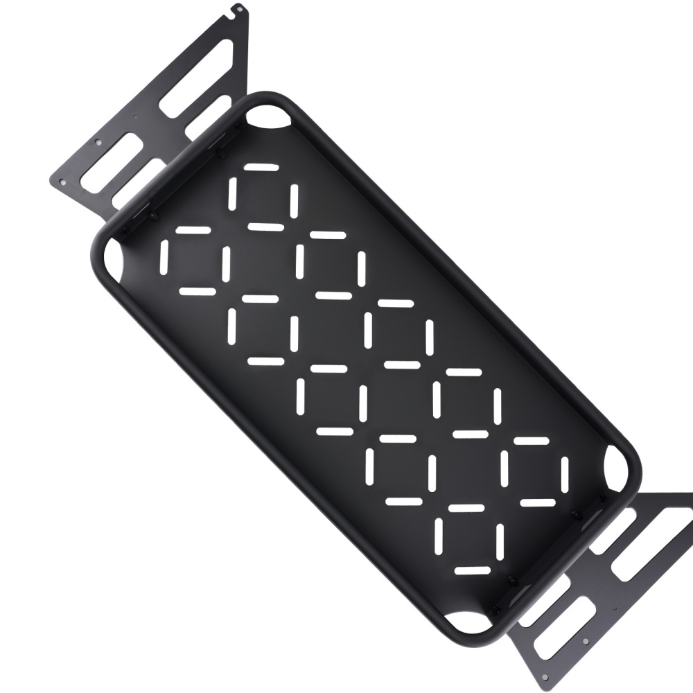 Black Cargo Basket compatible for Ford Bronco 2021-2025 350lbs Steel w/Cargo Net