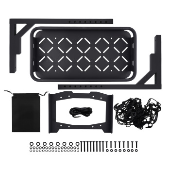 Off-Road Tire Basket compatible for Jeep Wrangler JL JLU 2018-2025 Powder Coated