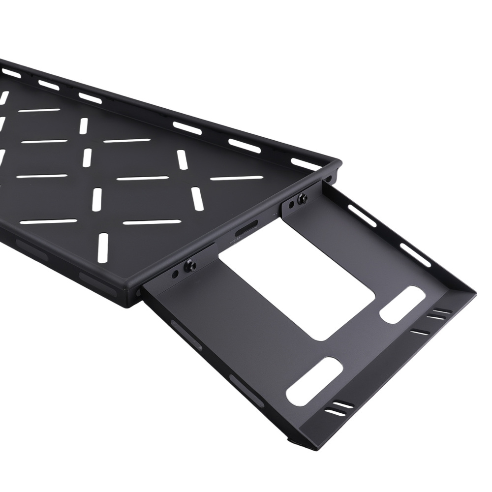 Black Cargo Basket for 2007-2026 compatible for Jeep Wrangler JK JL 4-Door w/ Cargo Net
