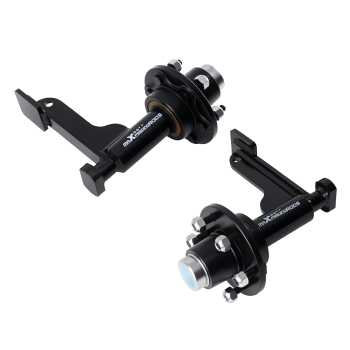 20/40ft Container Dolly Wheels 6-Lug 5.5 Black Steel 8800lbs Capacity
