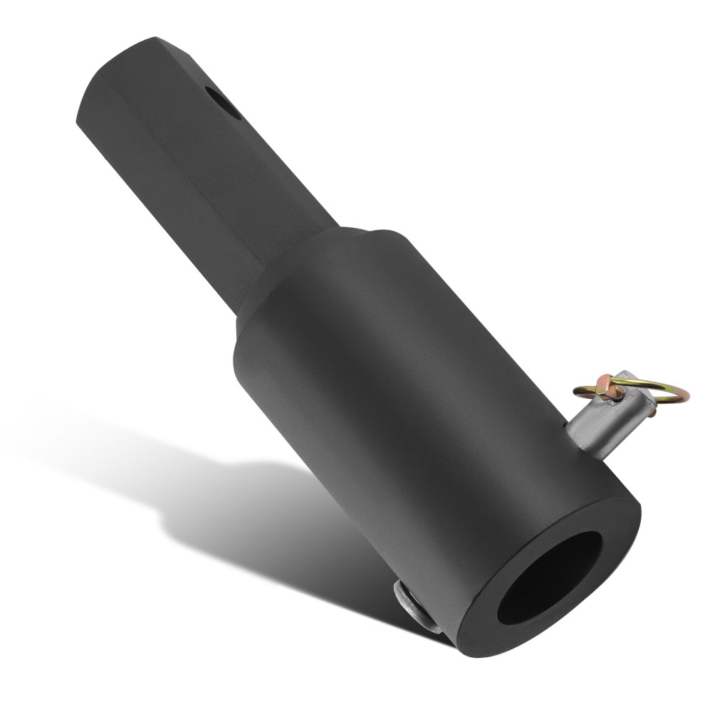 2 inch Auger Adapter Female Round to Hex compatible for Mini Skid Steer Post Hole