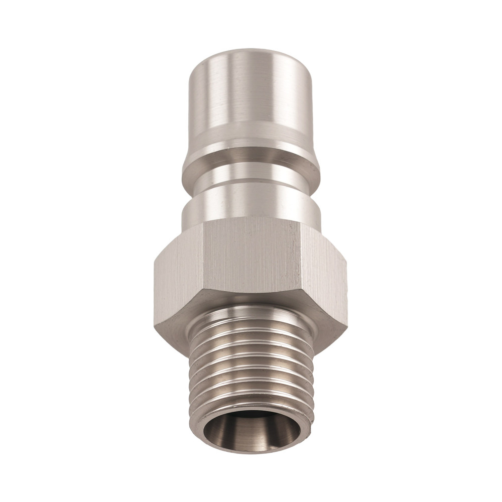 6 Piece Hydraulic Coupler Kit for AGT compatible for Mini Excavator M14-M16 Stainless Steel