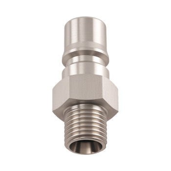 6 Piece Hydraulic Coupler Kit for AGT compatible for Mini Excavator M14-M16 Stainless Steel
