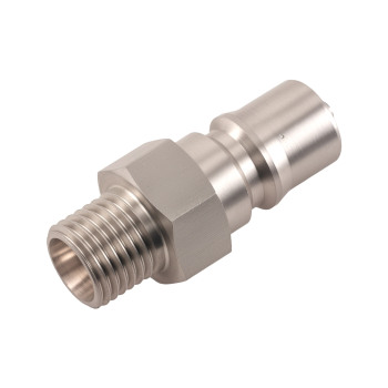 6 Piece Hydraulic Coupler Kit for AGT compatible for Mini Excavator M14-M16 Stainless Steel