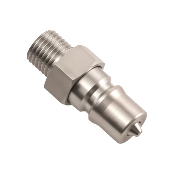 6 Piece Hydraulic Coupler Kit for AGT compatible for Mini Excavator M14-M16 Stainless Steel
