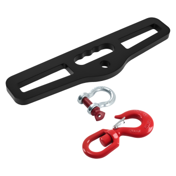 360° Forklift Hook Attachment for Standard Forks Double Fork Design 6600LBS