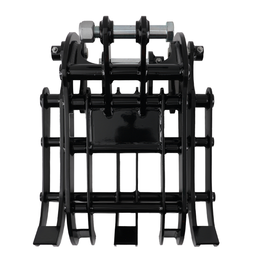 Excavator Grabber Attachment For 0.8-1.8 Tons compatible for Mini Excavator Diggers