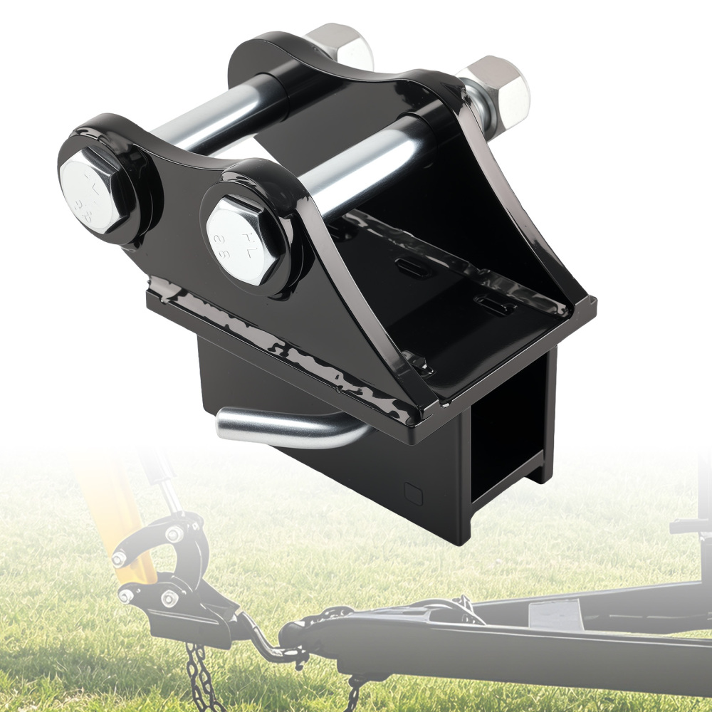 Excavator Trailer Hitch 2 compatible for Kubota/Yanmar 0.8-1.8T 20000 lbs GTW Steel