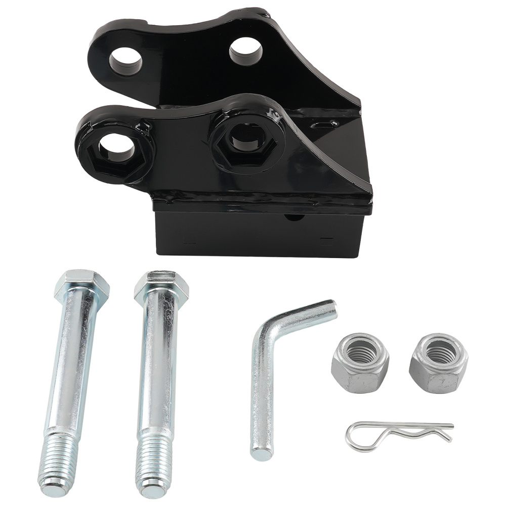 Excavator Trailer Hitch 2 compatible for Kubota/Yanmar 0.8-1.8T 20000 lbs GTW Steel