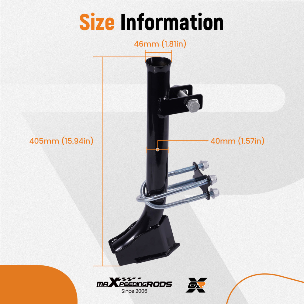 1.4in Trencher Attachment for ATV UTV Tractor Lawn Garden Subsoiler Plow