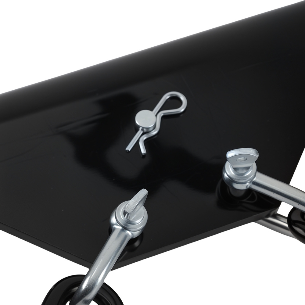 Black Hitch Adapter compatible for Kubota BX23D BX23S BX24D BX25 BX25DLB Powder Coated