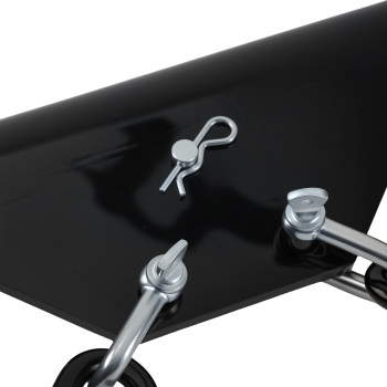 Black Hitch Adapter compatible for Kubota BX23D BX23S BX24D BX25 BX25DLB Powder Coated