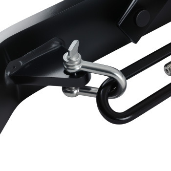 Black Hitch Adapter compatible for Kubota BX23D BX23S BX24D BX25 BX25DLB Powder Coated