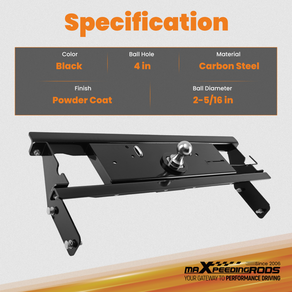 Double Lock Gooseneck Hitch for 2015-2025 compatible for Ford F150 30000LB 7500LB Capacity