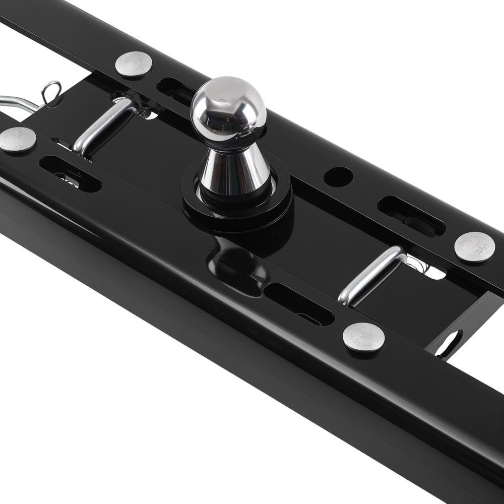 30K GTW Gooseneck Hitch compatible for Ford F-150 2004-2014 Steel Black Heavy Duty