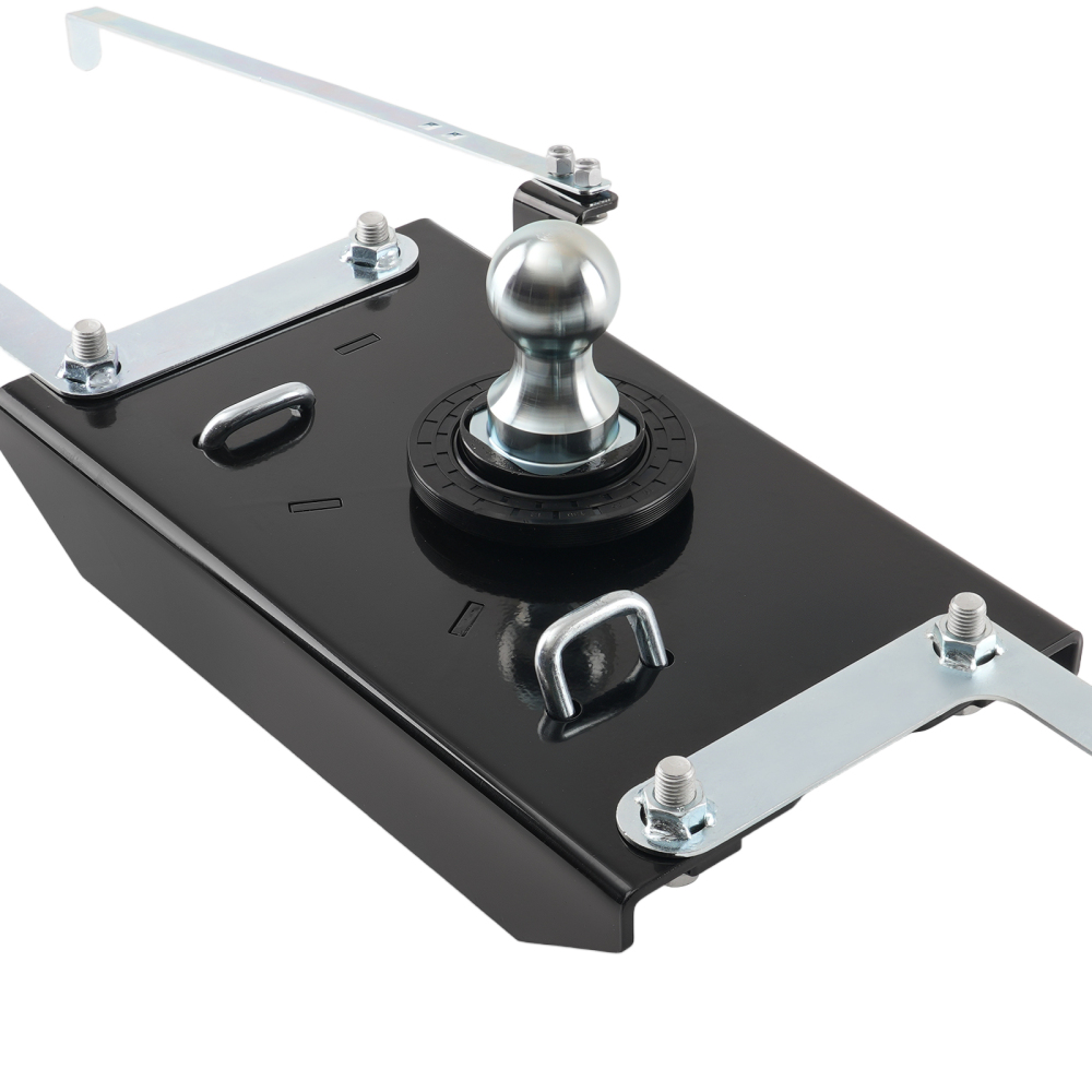 Gooseneck Trailer Hitch Black Powder Coated compatible for Dodge Ram 2500 Pickup 2014-2018