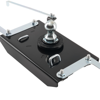 Gooseneck Trailer Hitch Black Powder Coated compatible for Dodge Ram 2500 Pickup 2014-2018