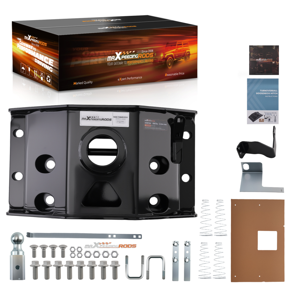 All Weather Gooseneck Hitch compatible for Dodge Ram 2500 3500 2019-2025 w/Lock