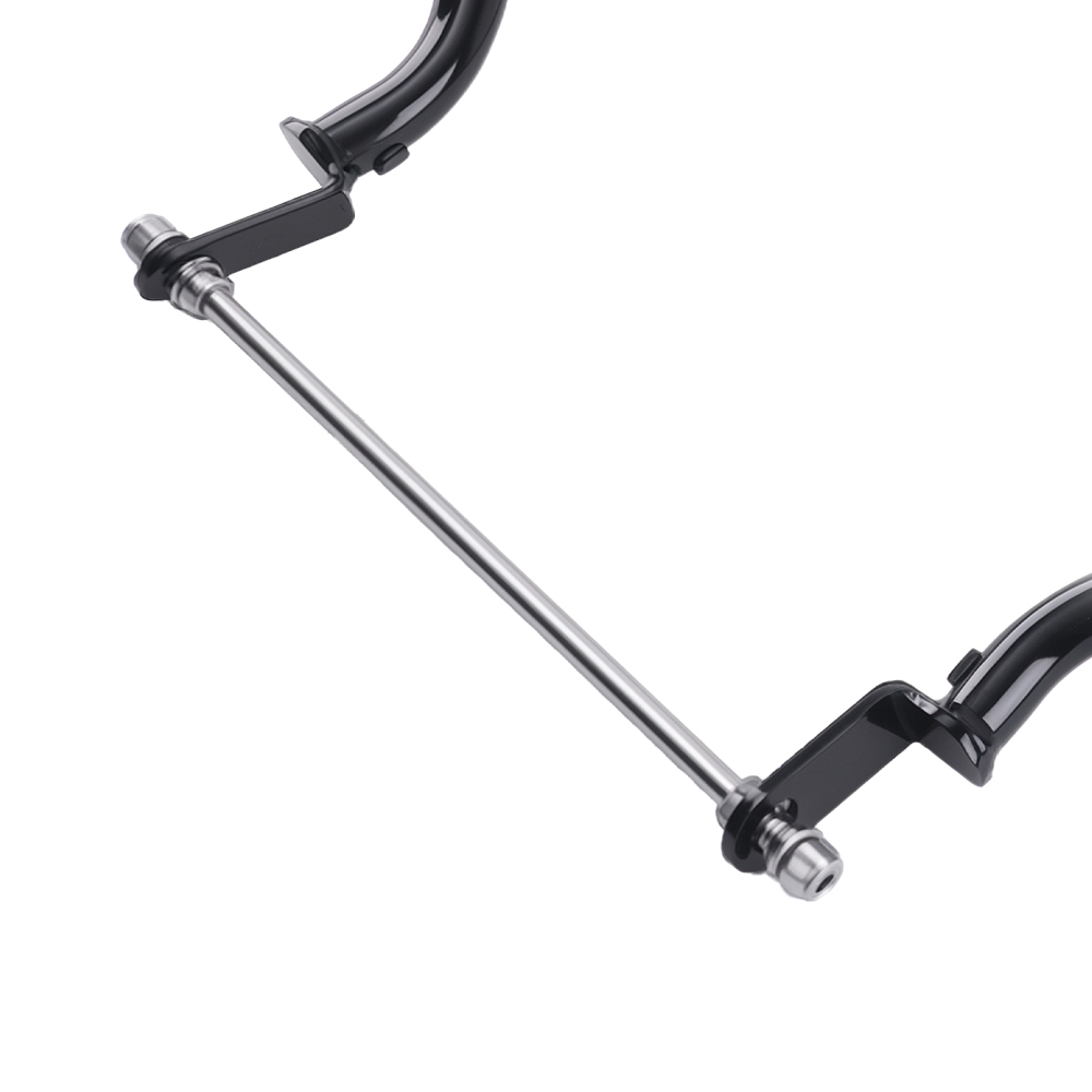 Black Engine Guard Crash Bar compatible for Kawasaki Ninja 400 2018-2025 Steel