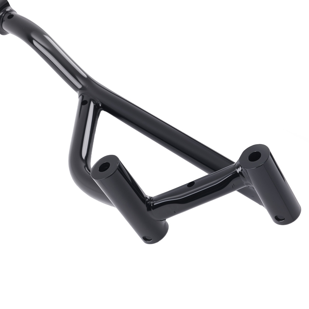 Black Engine Guard Crash Bar compatible for Kawasaki Ninja 400 2018-2025 Steel