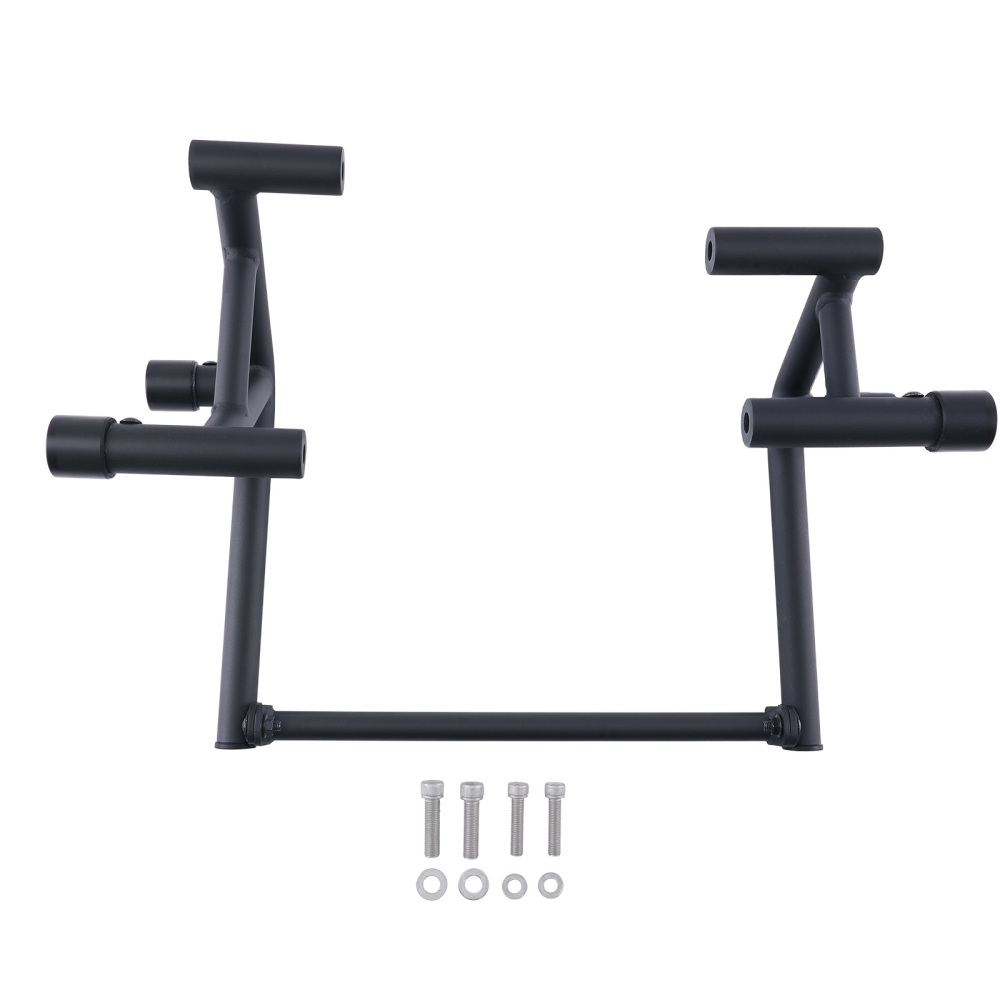 Black Coated Crash Bar compatible for Yamaha FZ-07 MT-07 2014-2024 XSR700 Left Right Steel