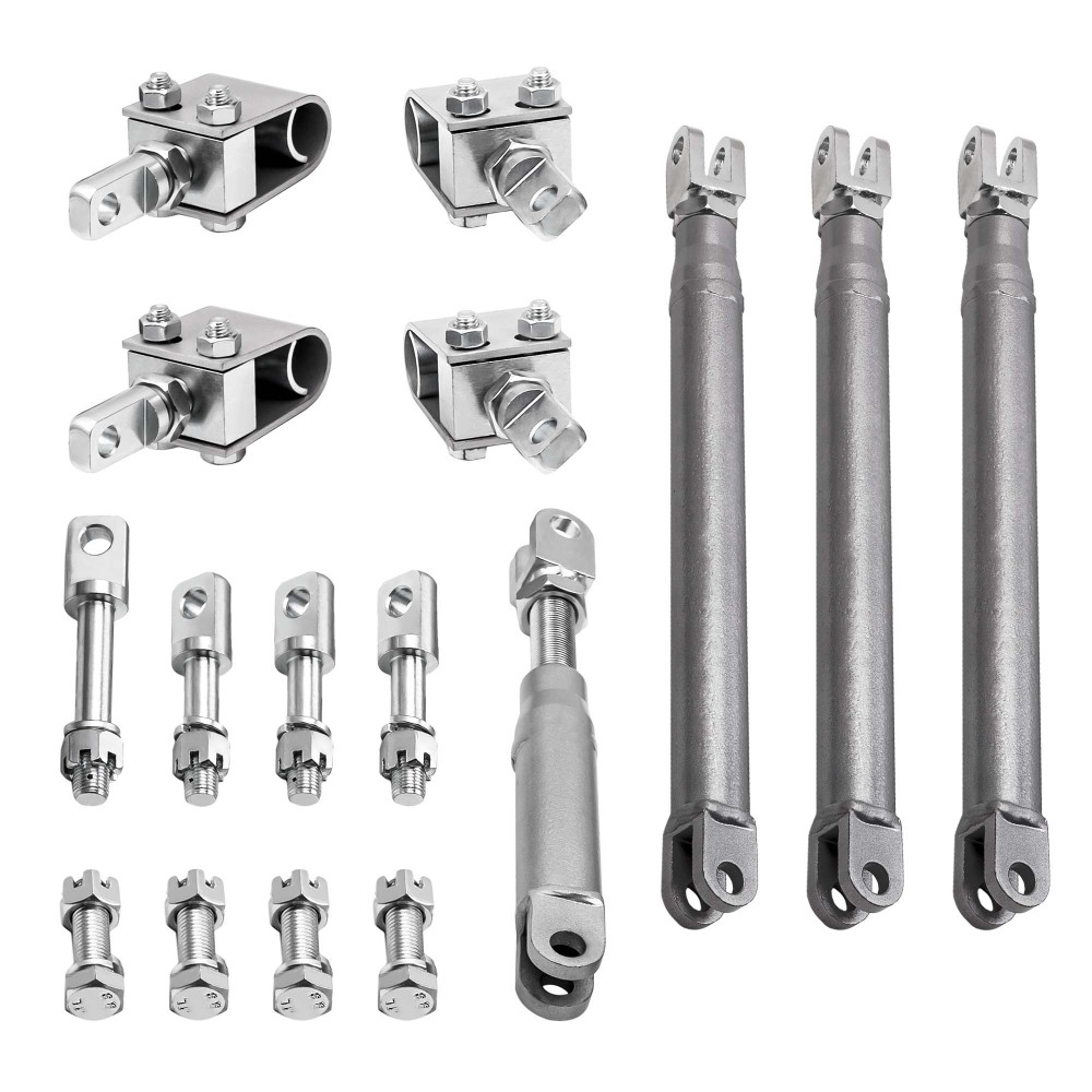 Sidecar Installation Kit compatible for Honda Yamaha 4 U-Clamp frame mount