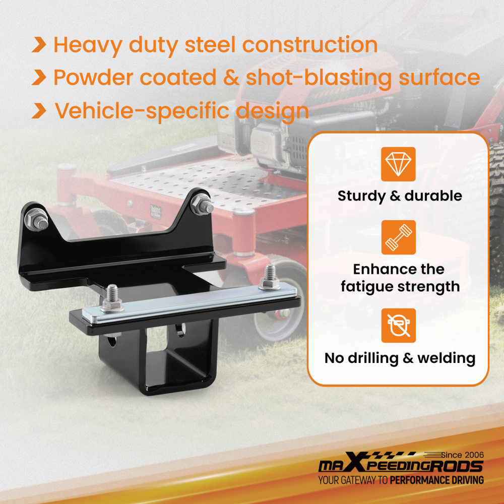 2 Front Hitch for Bad Boy Mower ZT Elite/Maverick w/Front Bumper 2021+