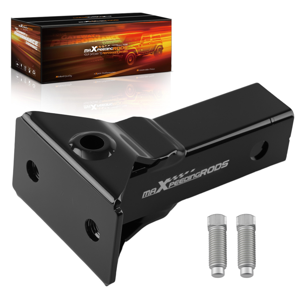 2 Receiver Adapter for Tractor 3-Point Hitch Sub-Compact Steel Black