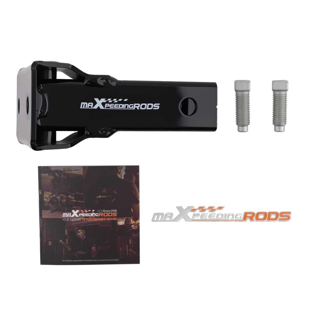 2 Receiver Adapter for Tractor 3-Point Hitch Sub-Compact Steel Black