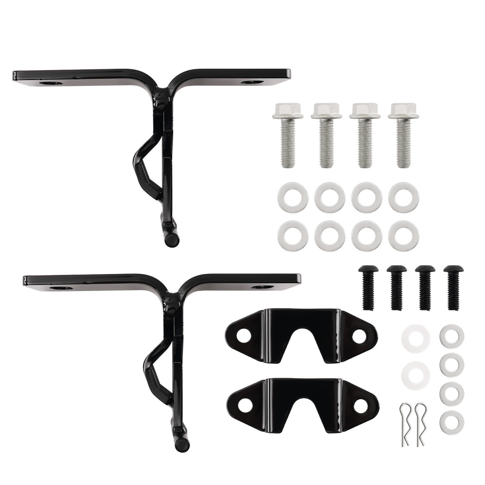 Rear compatible for Seat Mounting BracketsBolts Fold compatible for Jeep Wrangler YJ CJ 1976-1995 Steel