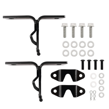 Rear compatible for Seat Mounting BracketsBolts Fold compatible for Jeep Wrangler YJ CJ 1976-1995 Steel