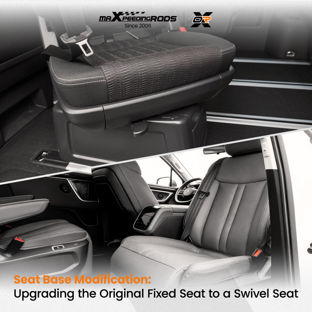 Single Seats Swivel Base For X250 compatible for Fiat Ducato compatible for Citroen Relay compatible for Peugeot Boxer 2006+