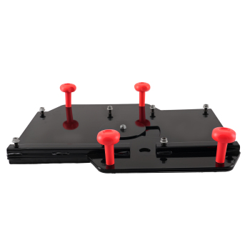 180 Degree Double Swivel compatible for Seat Base compatible for VW Transporter T5 T6 Passenger SIde Black