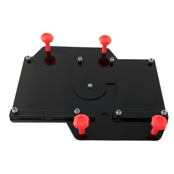 180 Degree Double Swivel compatible for Seat Base compatible for VW Transporter T5 T6 Passenger SIde Black