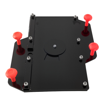 180 Degree Double Swivel compatible for Seat Base compatible for VW Transporter T5 T6 Passenger SIde Black