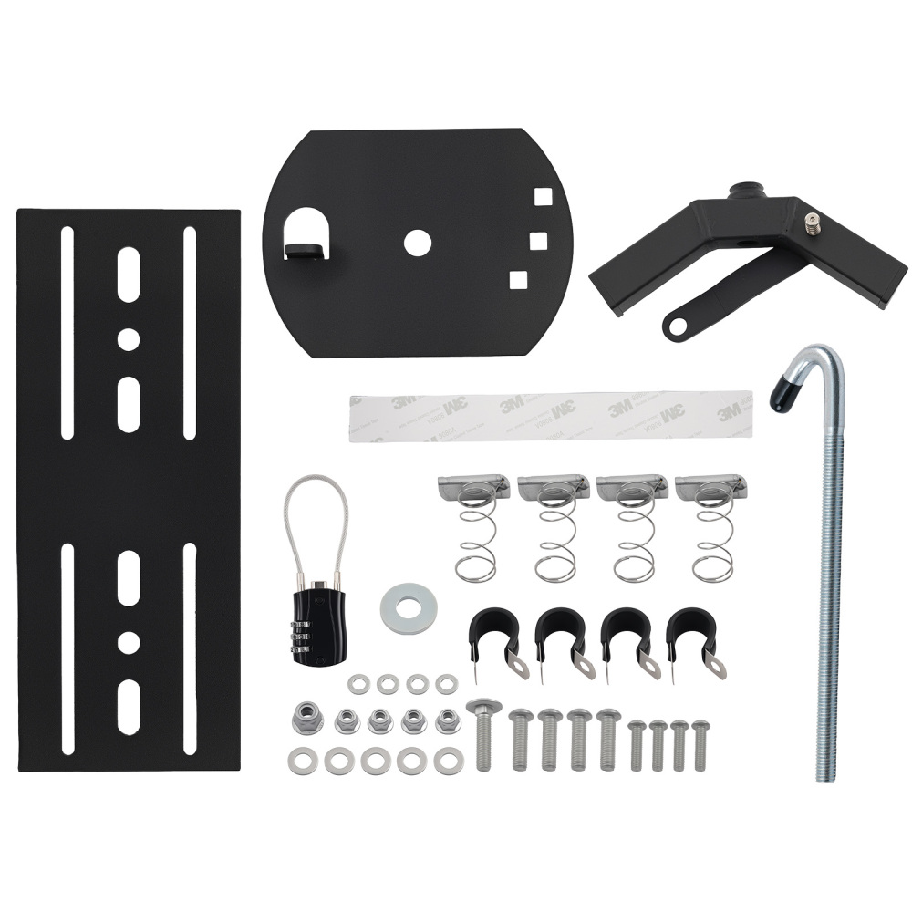 Spare Tire Carrier for Roof Racks SUV Truck compatible for Jeep Car Cargo Basket Platform Black