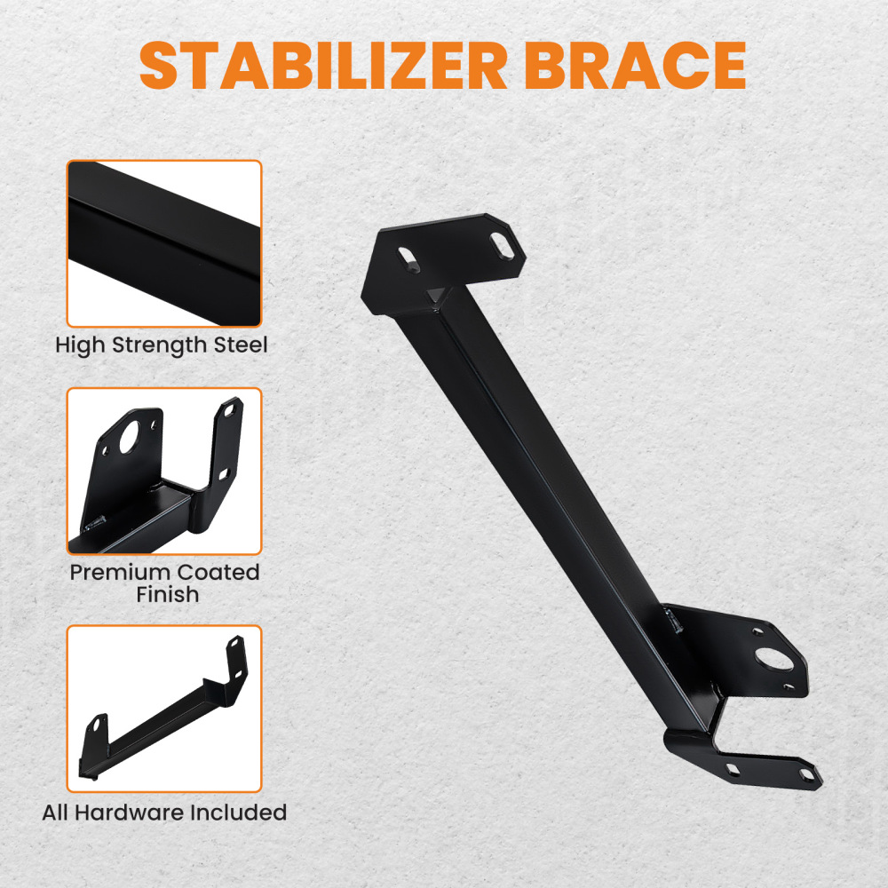 Compatible for Dodge Ram 3500 1994-2002 Steering Gear Box Stabilizer Bracer