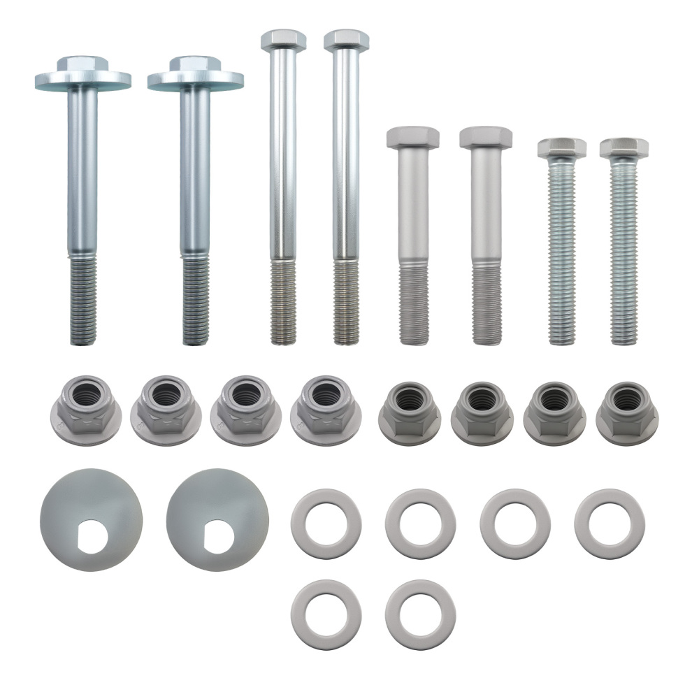 Front Control Arms Cam Bolts & Hardware Kit compatible for Dodge Ram 1500 2500 3500