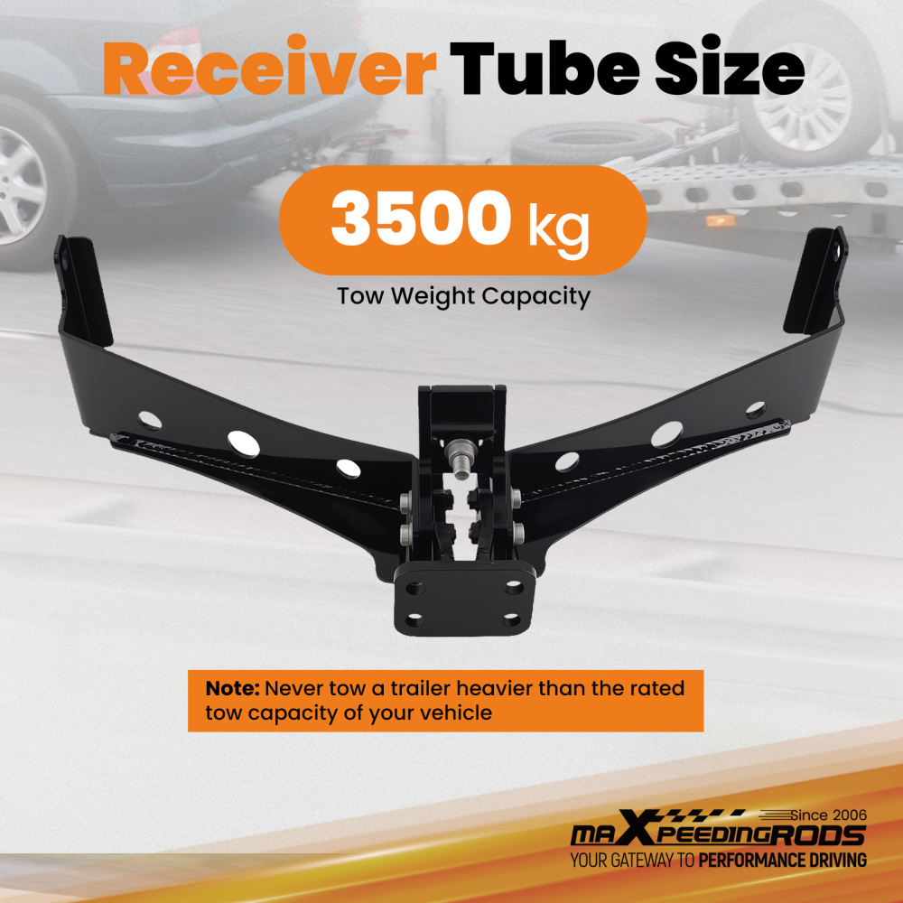 Heavy Duty Rear Hitch Mount Towbar compatible for Land Rover Discovery 3/4 2005-2017 3500kg