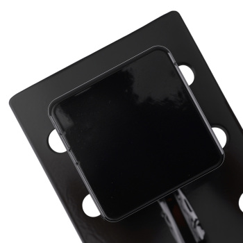 20000 lbs 3-Position Pintle Hitch Mount Bracket for 2 Receiver Steel Black