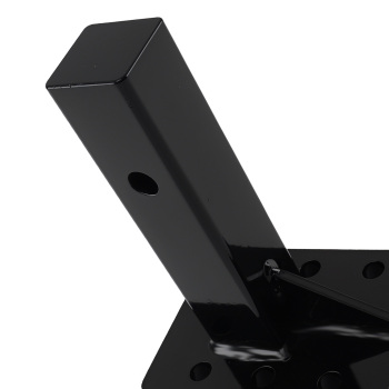 20000 lbs 3-Position Pintle Hitch Mount Bracket for 2 Receiver Steel Black
