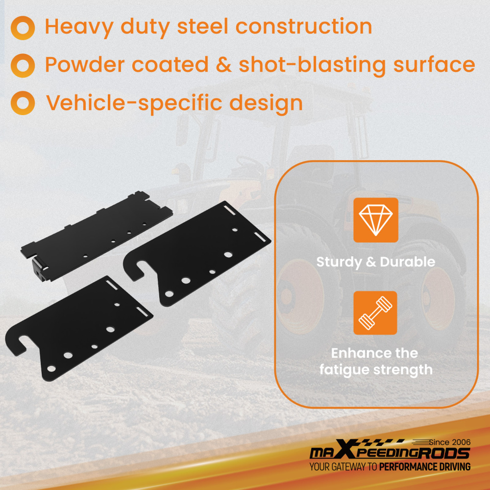 Hitch Bracket compatible for Cub Cadet 19B30031100 689P00304A Twin Triple Rear Bagge