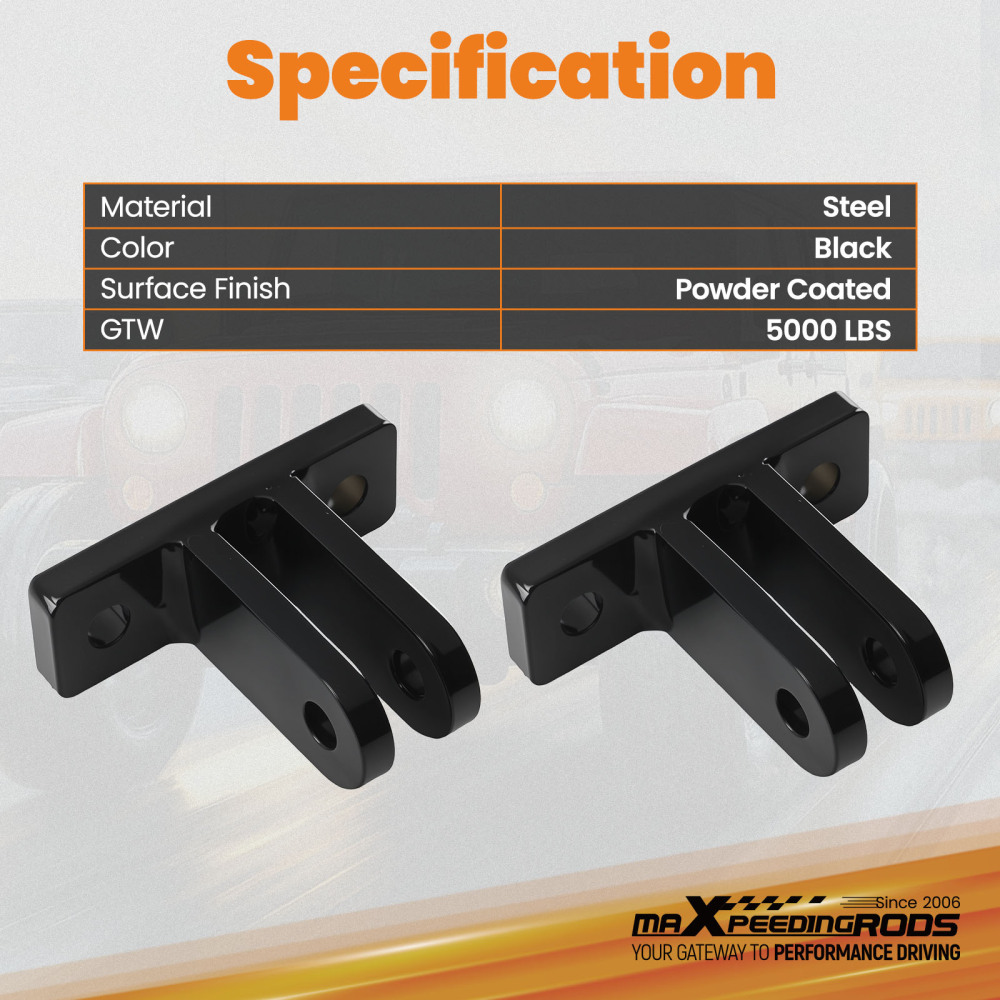 Bolt-On Mount Adapter Tow Bar Base Plate Bracket for Blue Ox Universal