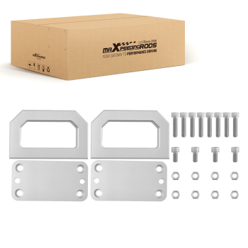 Aluminum D-Ring compatible for Ram 2500/3500 2003-2018 Front Tow Shackle Mount Silver