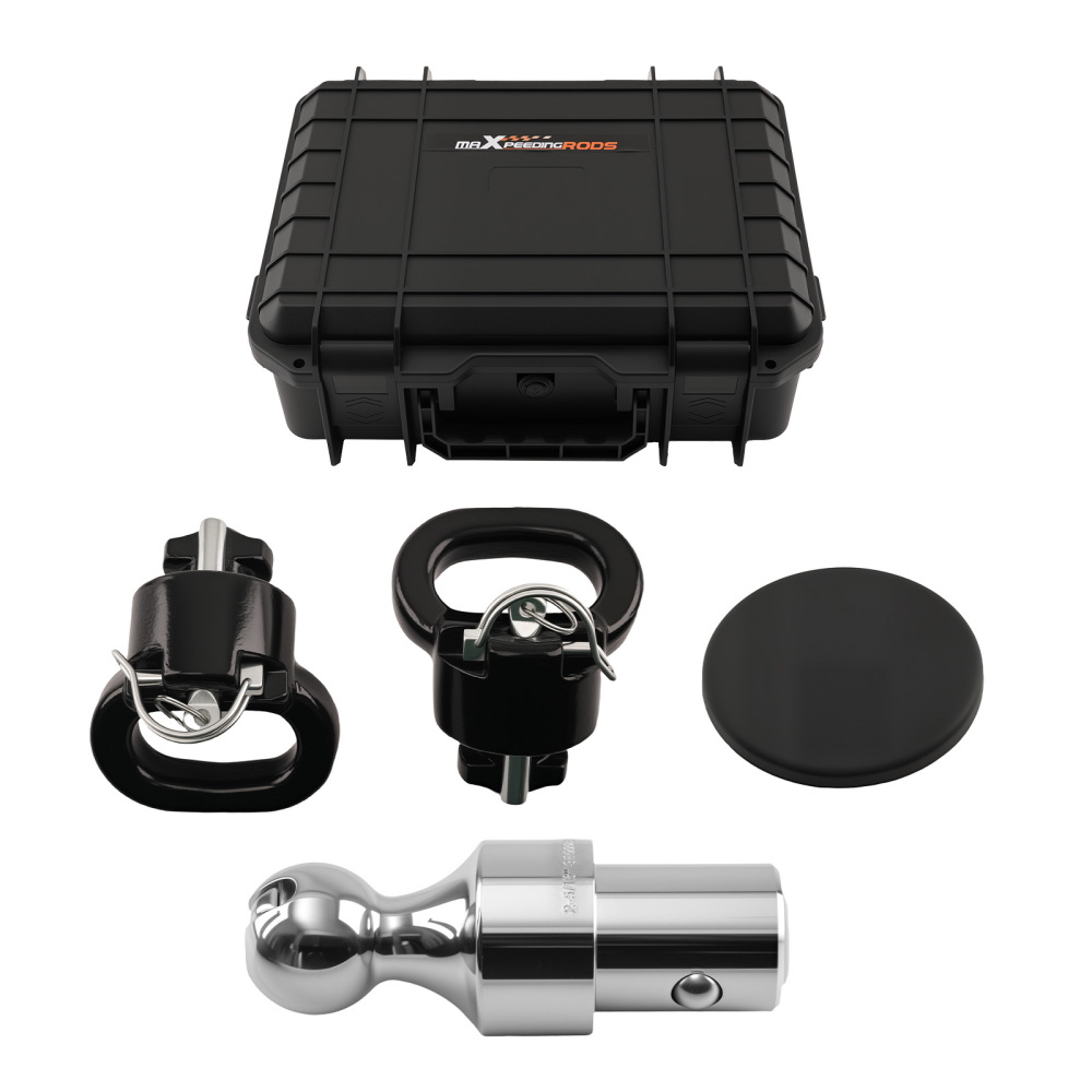 38K Rated Gooseneck Ball Kit compatible for RAM 2500/3500 2013-2024 with Storage Box